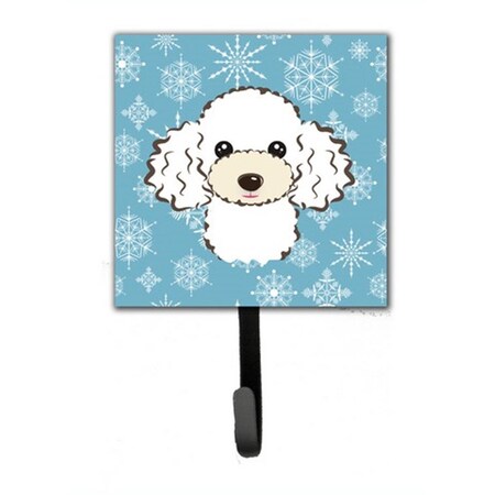 Jensendistributionservices Snowflake White Poodle Leash & Key Holder MI1659509
